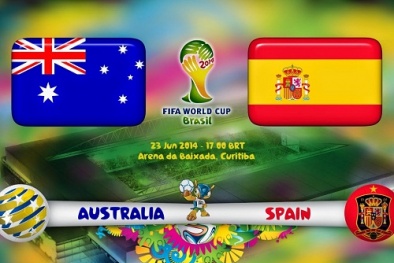 Dự đoán kết quả tỉ số trận đấu Úc – Tây Ban Nha: 0-1